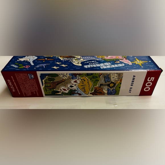 New “Amber Day Stateside Vaca” Map of the US Puzzle 24” x 18” 500 Pieces - Picture 9 of 16